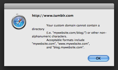 TumblR bug
