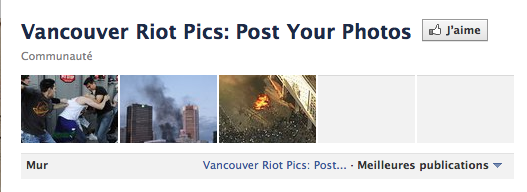 Vancouver page Facebook