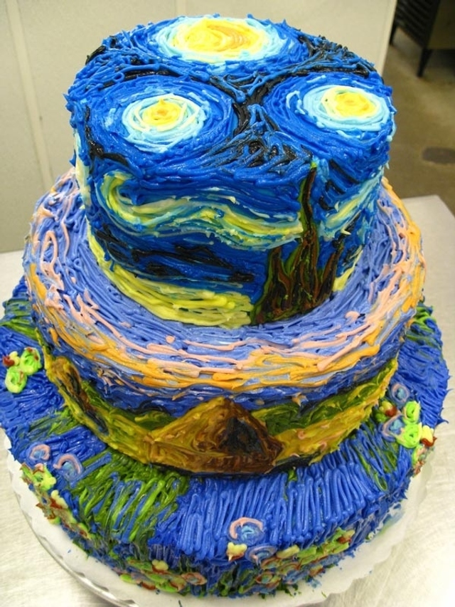Van-Gogh-gateau