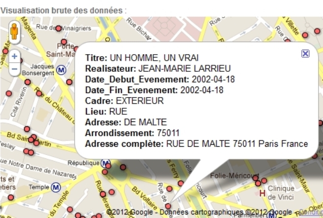 Films tournés à Paris entre 2002 et 2008